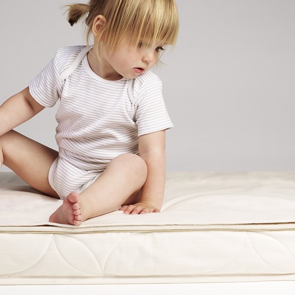 The Little Green Sheep Organic Poppy Playpen Mattress Protector 93x93cm