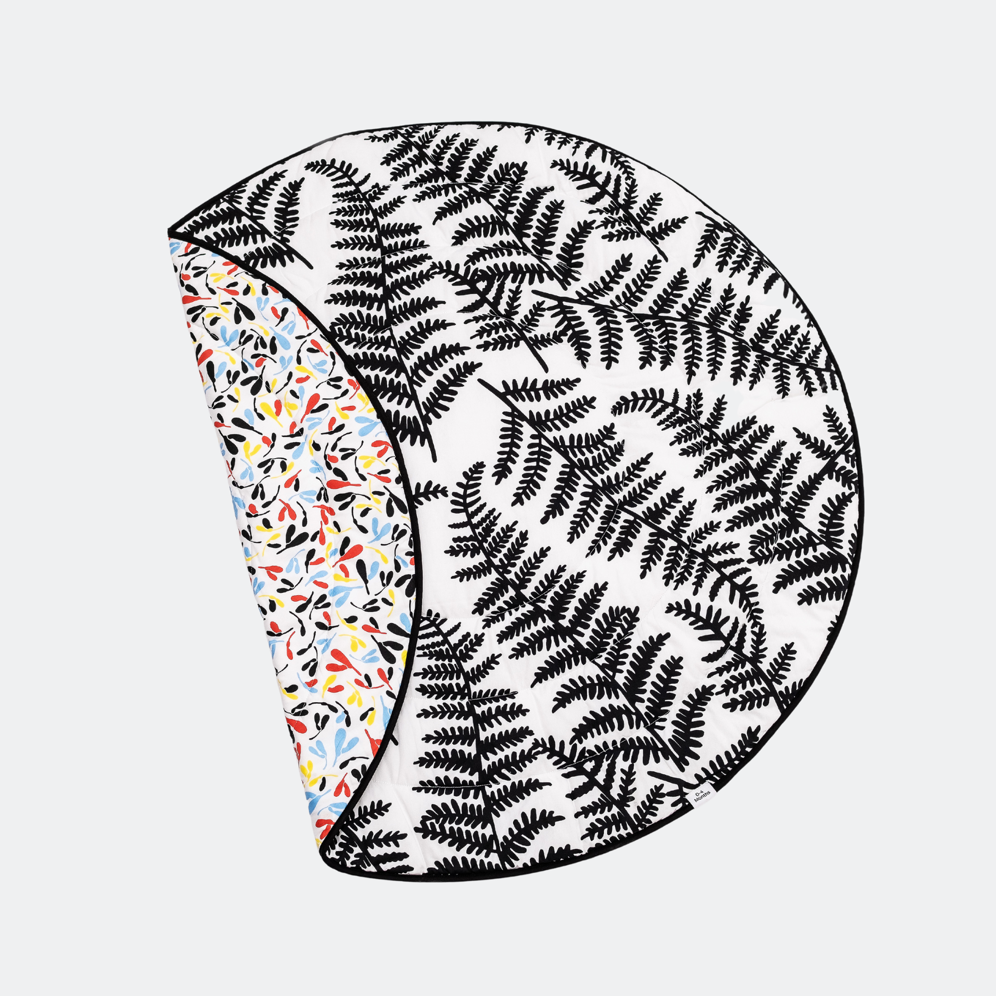 Etta Loves PLANT PRINT PLAYMAT- reversible newborn to 4 months and 5+ months