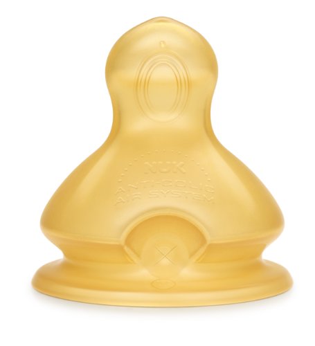 NUK First Choice+ Latex Teat 0-6 Months -  Pack of 2