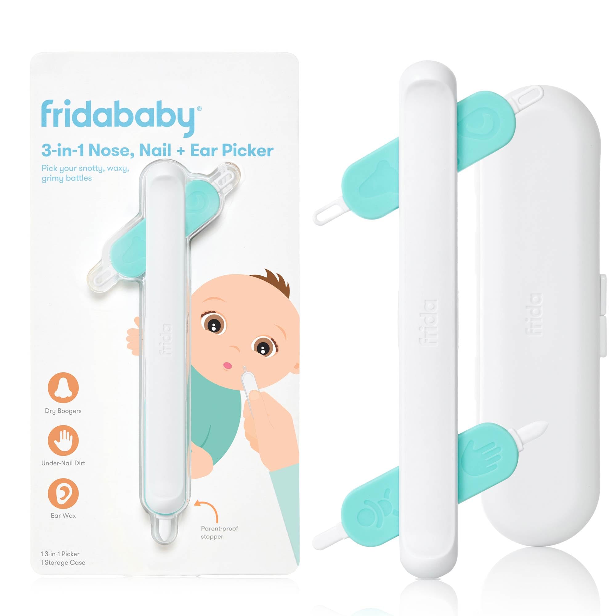 Frida Baby 3-in-1 Nose, Nail and Ear Picker + Storage Case
