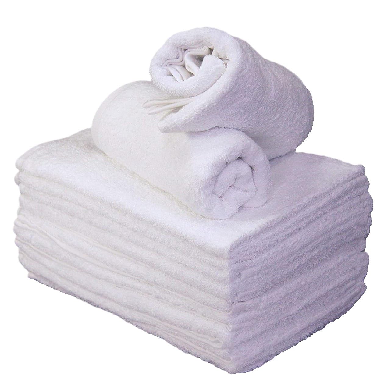 Bright Bots White Towelling Squares - Pack of 12