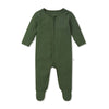MORI Ribbed Clever Zip Sleepsuit
