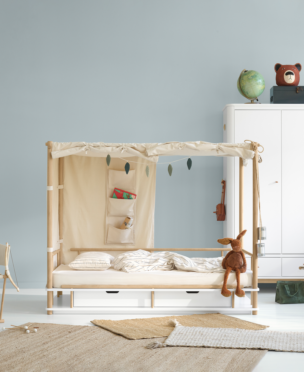 Kids camp bed sales