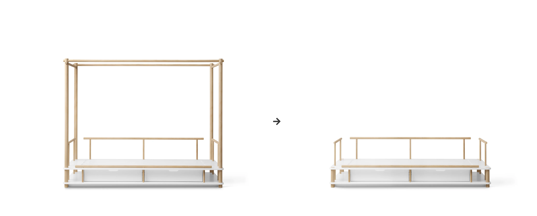 Oliver Furniture Camp Bed Conversion Kit
