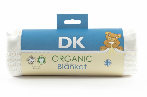 Organic Cotton Cellular Blanket - White - Various sizes