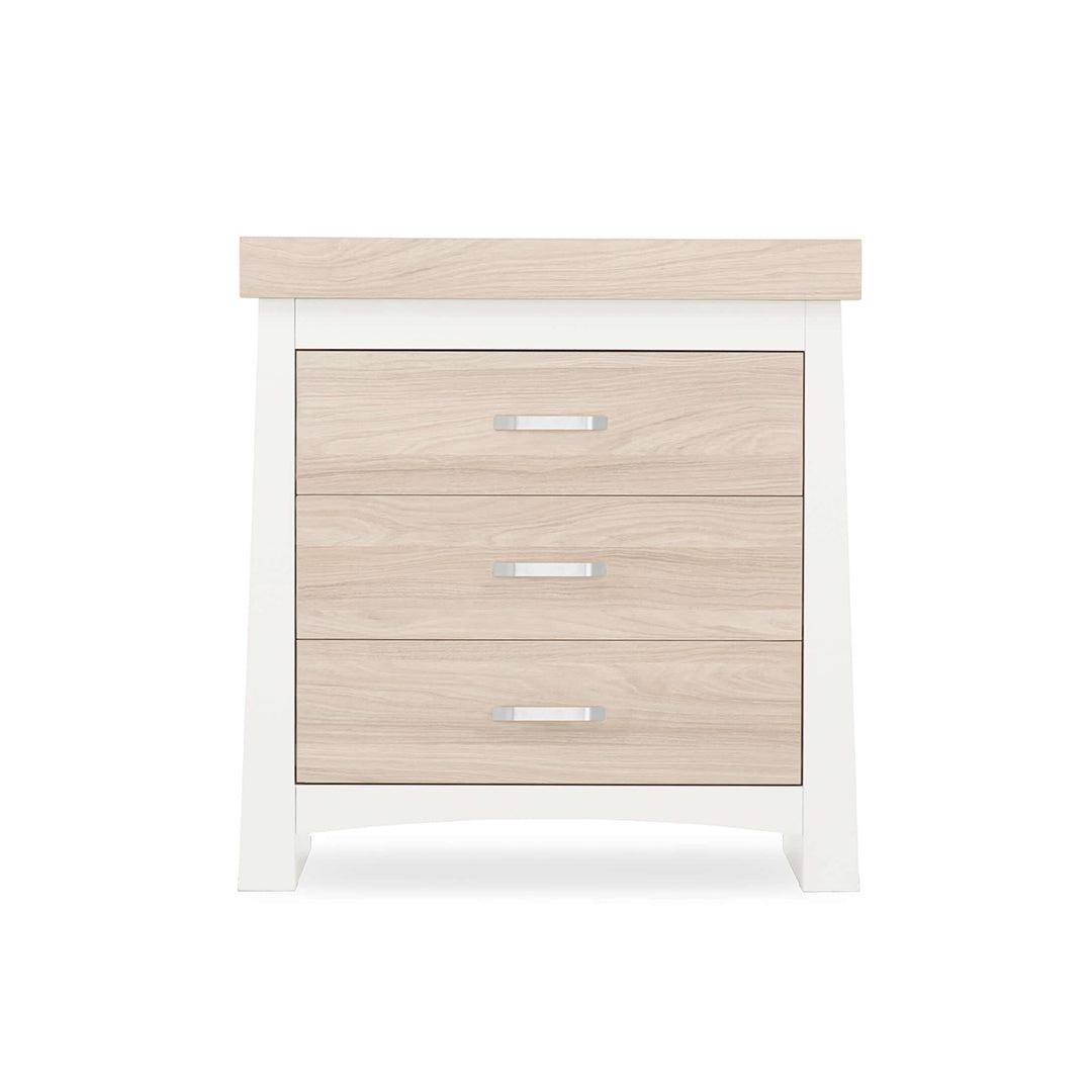 CuddleCo Ada 3-Drawer Dresser - White/Ash