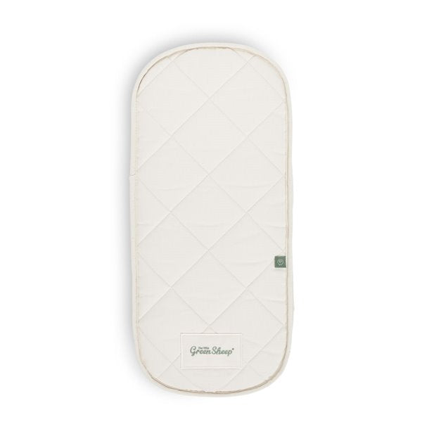The Little Green Sheep Natural Moses Basket Mattress to fit Mothercare