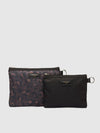 Storksak Parent Pouch Set Black/Leopard