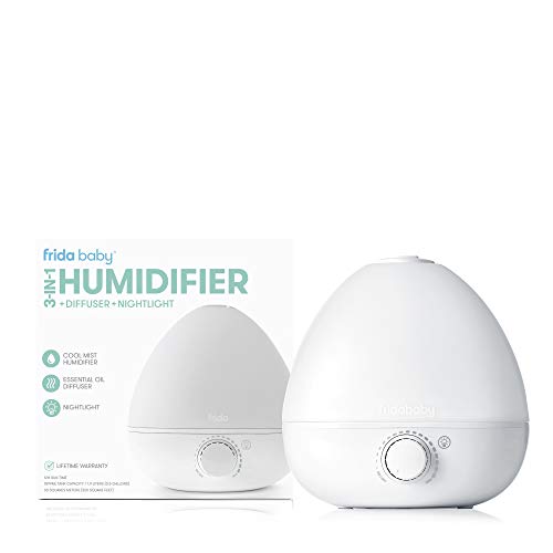 Frida Baby 3-in-1 Cool Mist Humidifier, Diffuser + Nightlight