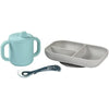 Béaba, Silicone Baby Meal Set, 3 Pieces