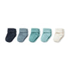 MORI Unisex Ribbed Socks Organic Cotton Pack of 5