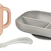 Béaba, Silicone Baby Meal Set, 3 Pieces