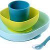 Béaba - Silicone Feeding Meal Set - Set of 4 Pieces