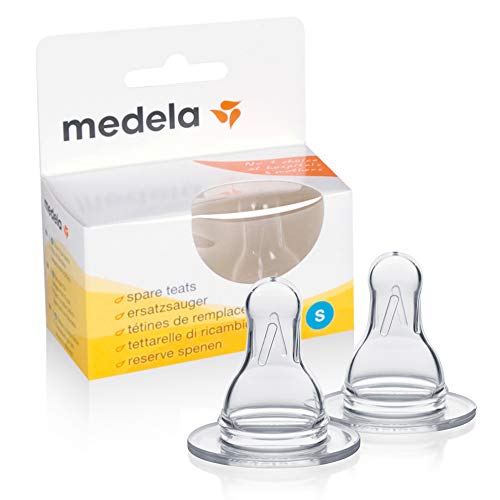 Medela  Breast Milk Bottle Teats - Pack of 2