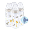 NUK First Choice+ Baby Bottles Set 300 ml Silicone Teat
