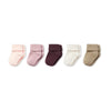 MORI Unisex Ribbed Socks Organic Cotton Pack of 5