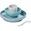 Béaba - Silicone Feeding Meal Set - Set of 4 Pieces