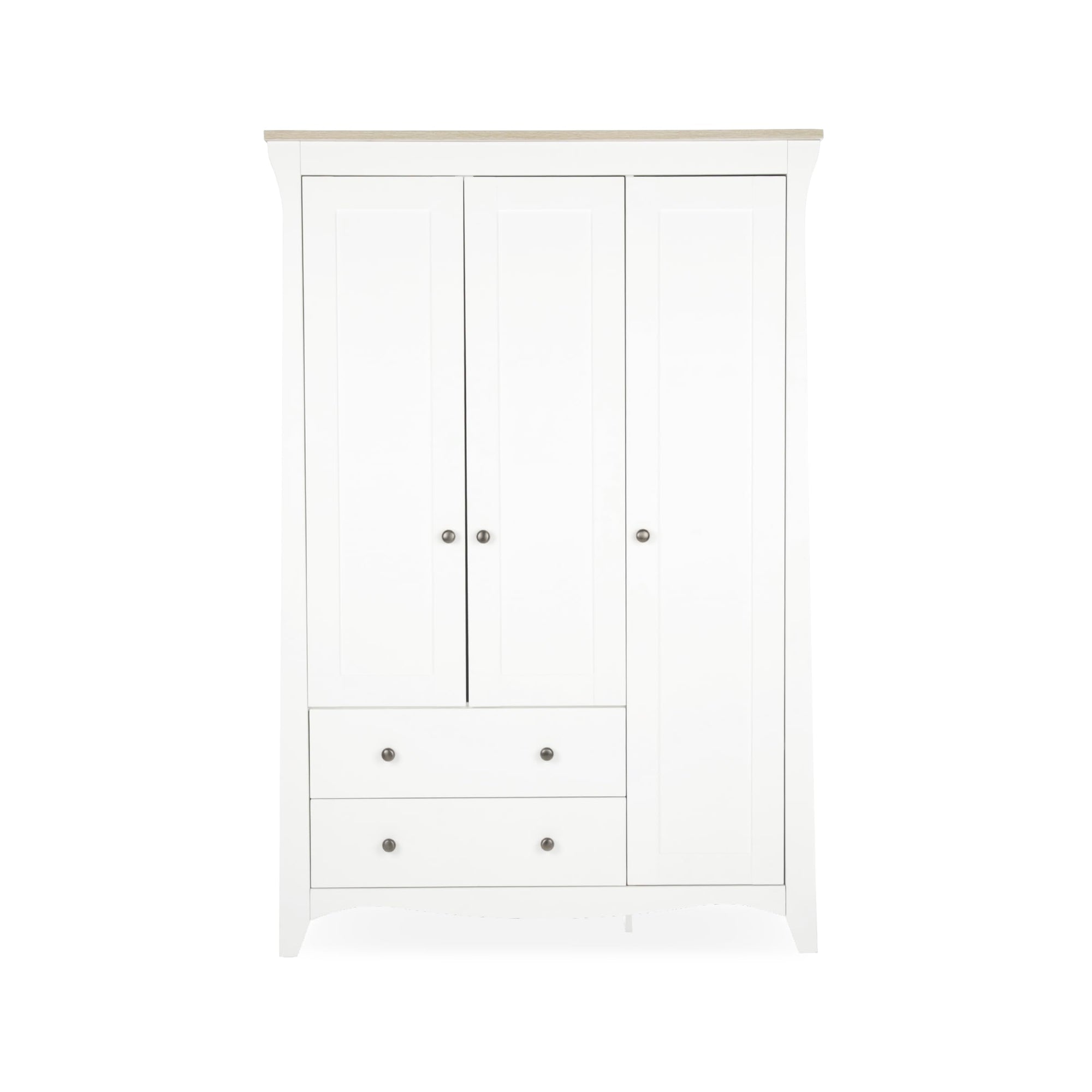 CuddleCo Clara 3 Door Triple Wardrobe