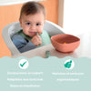 BEABA, Set of 2 1st Age Baby Spoons - Different Texturees