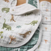 aden + anais Essentials Cotton Muslin Baby Snap Bibs - 3 Pack