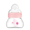 MAM Feel Good Glass Bottle with SkinSoft Silicone Teat