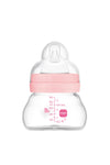 MAM Feel Good Glass Bottle with SkinSoft Silicone Teat