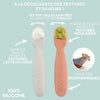 BEABA, Set of 2 1st Age Baby Spoons - Different Texturees