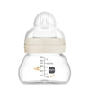 MAM Feel Good Glass Bottle with SkinSoft Silicone Teat