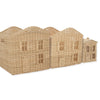 CuddleCo House Storage Baskets - Set of 3 - Natural