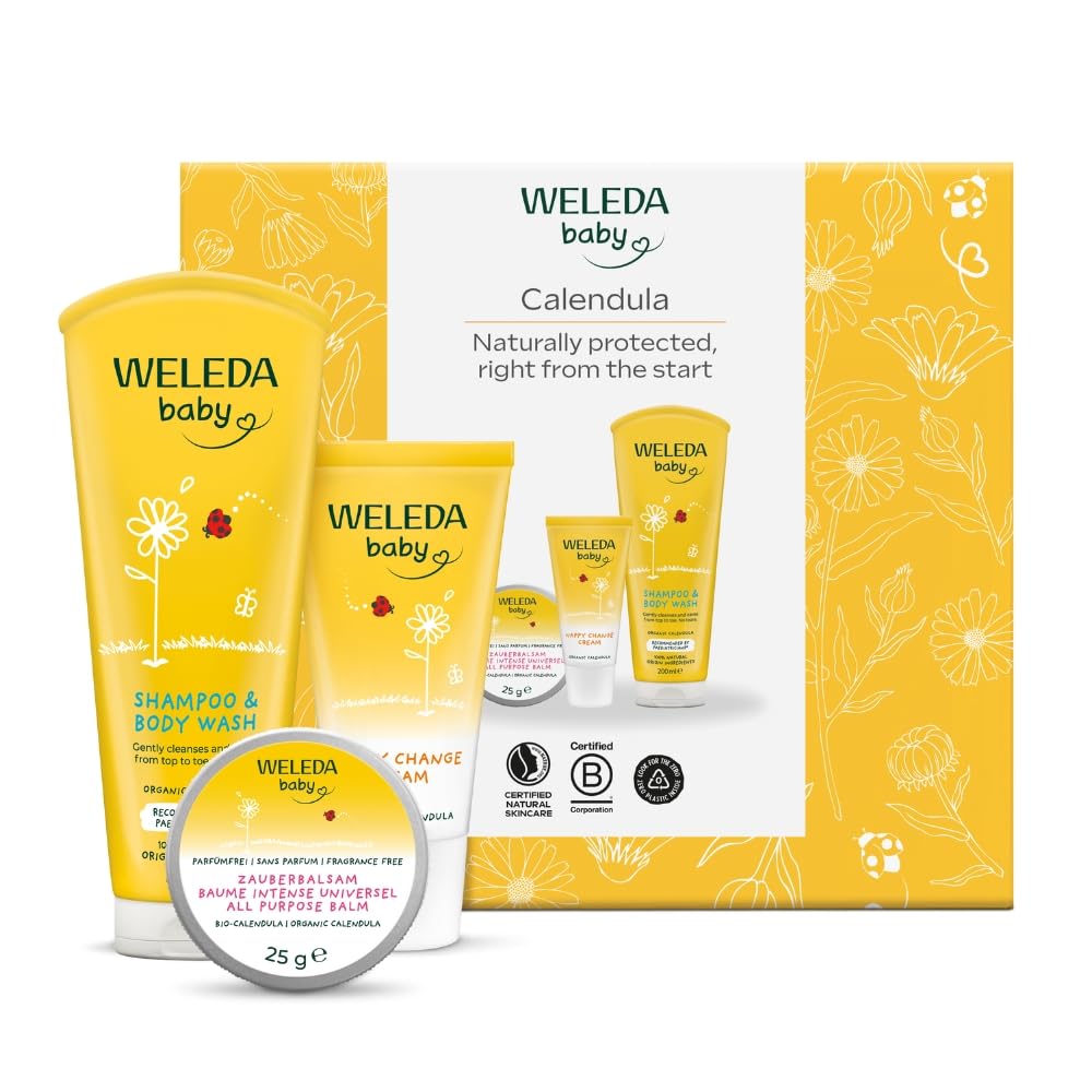 Weleda Baby Set, 3in1 Baby Care Gift Set