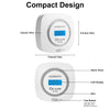3 Packs Carbon Monoxide Detector - AGSMXSYG Carbon Monoxide Alarms Battery Powered with Digital Display