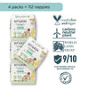 Kit & Kin Premium Eco Nappies, Size 5, (112 Nappies)