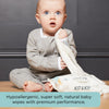 Kit & Kin Premium Eco-Friendly and Sustainable Starter Pack Bundle, Baby Nappies and Wipes, Size 1-160 Nappies, 240 Wipes