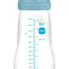 MAM Feel Good Glass Bottle with SkinSoft Silicone Teat
