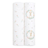 aden + anais Essentials Cotton Muslin 2 Pack Swaddle Blanket
