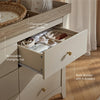 CuddleCo Clara 6-Drawer Dresser + Changer