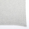 The Little Green Sheep Organic Knitted Cellular Baby Blanket
