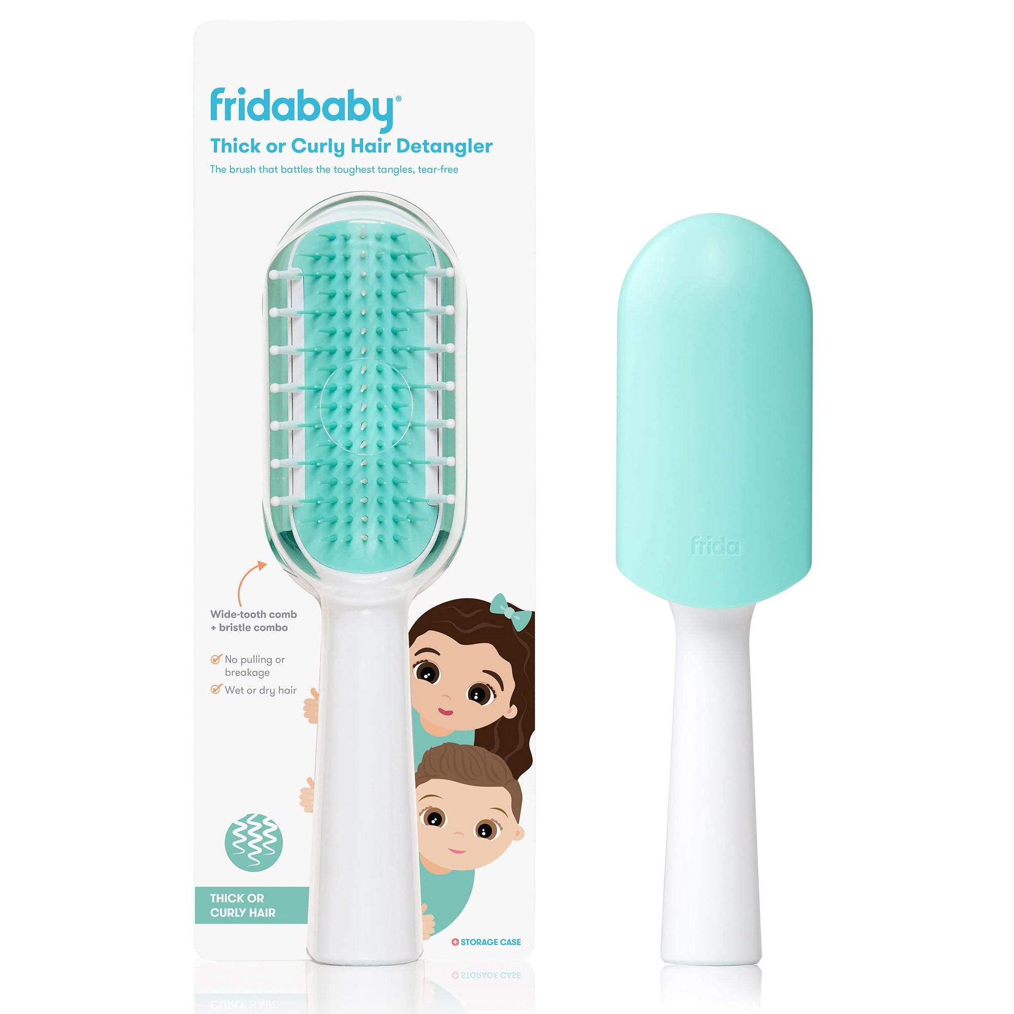 Frida Baby Toddler Hair Brush and Storage Case