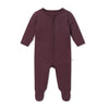 MORI Ribbed Clever Zip Sleepsuit