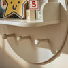 CuddleCo Play House Bear Shelf in Pebble