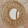 CuddleCo Aria Rattan Acrylic Mirror for Nursery