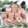 Vinsani 45 pack 100% Natural Cedar Wood Rings