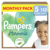 Pampers Harmonie Nappies Size 5, 11kg-16kg, 152 Nappies