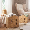 CuddleCo House Storage Baskets - Set of 3 - Natural
