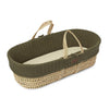 The Little Green Sheep Knitted Moses Basket & Mattress