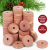 Vinsani 45 pack 100% Natural Cedar Wood Rings