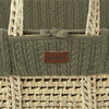 The Little Green Sheep Knitted Moses Basket & Mattress