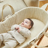 The Little Green Sheep Knitted Moses Basket & Mattress