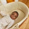 The Little Green Sheep Knitted Moses Basket & Mattress