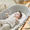 The Little Green Sheep Knitted Moses Basket & Mattress